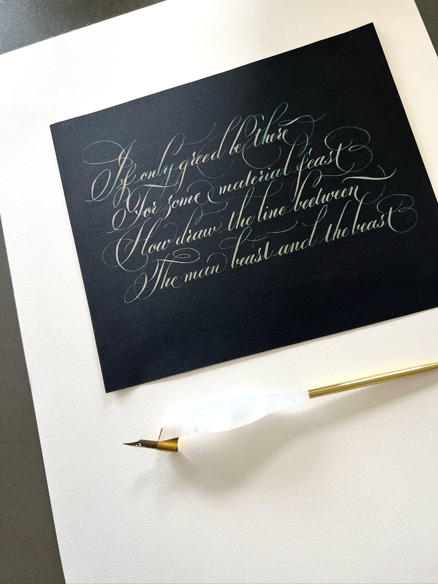 Handwritten Calligraphy example 3