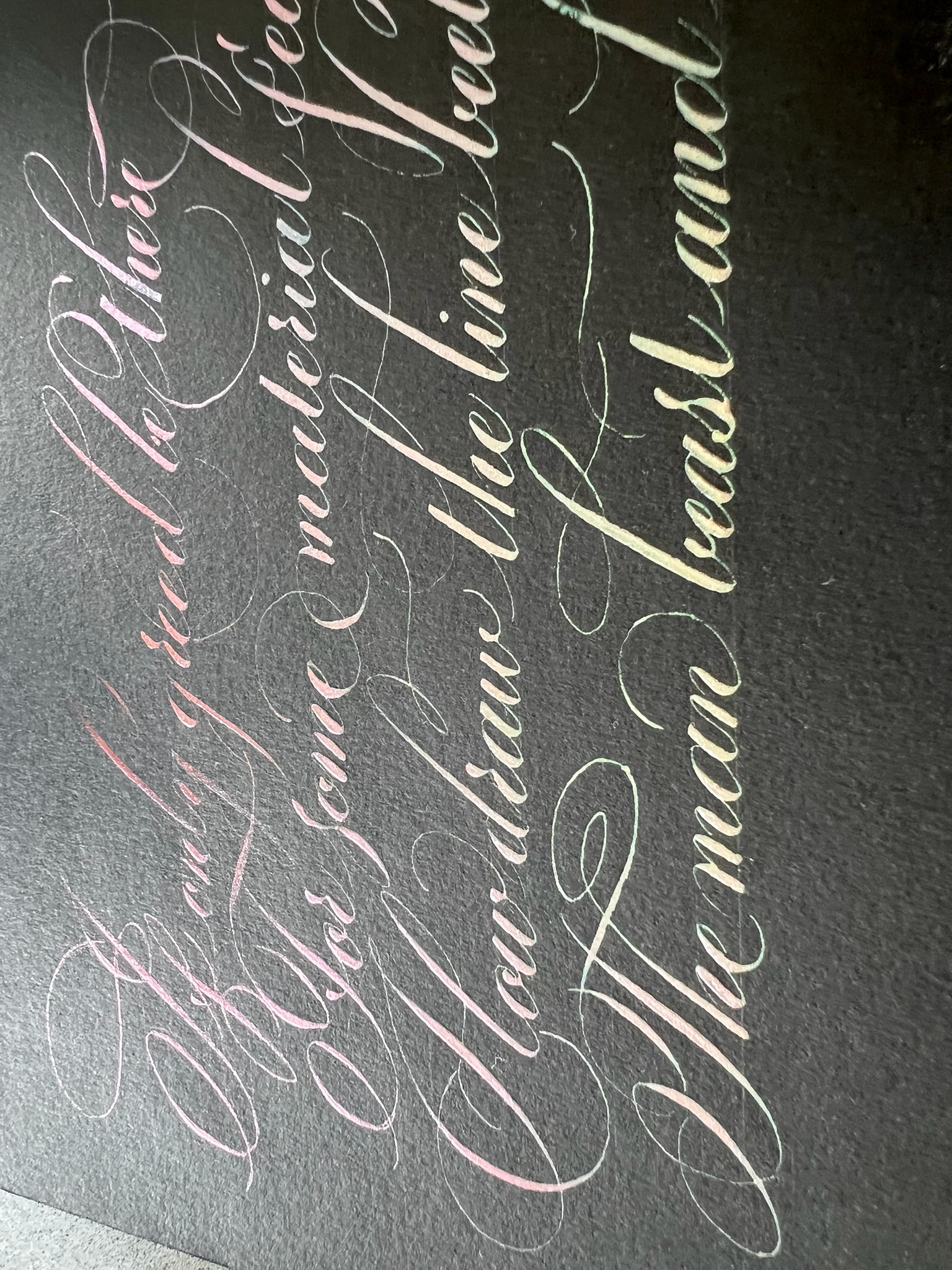 Handwritten Calligraphy example 5