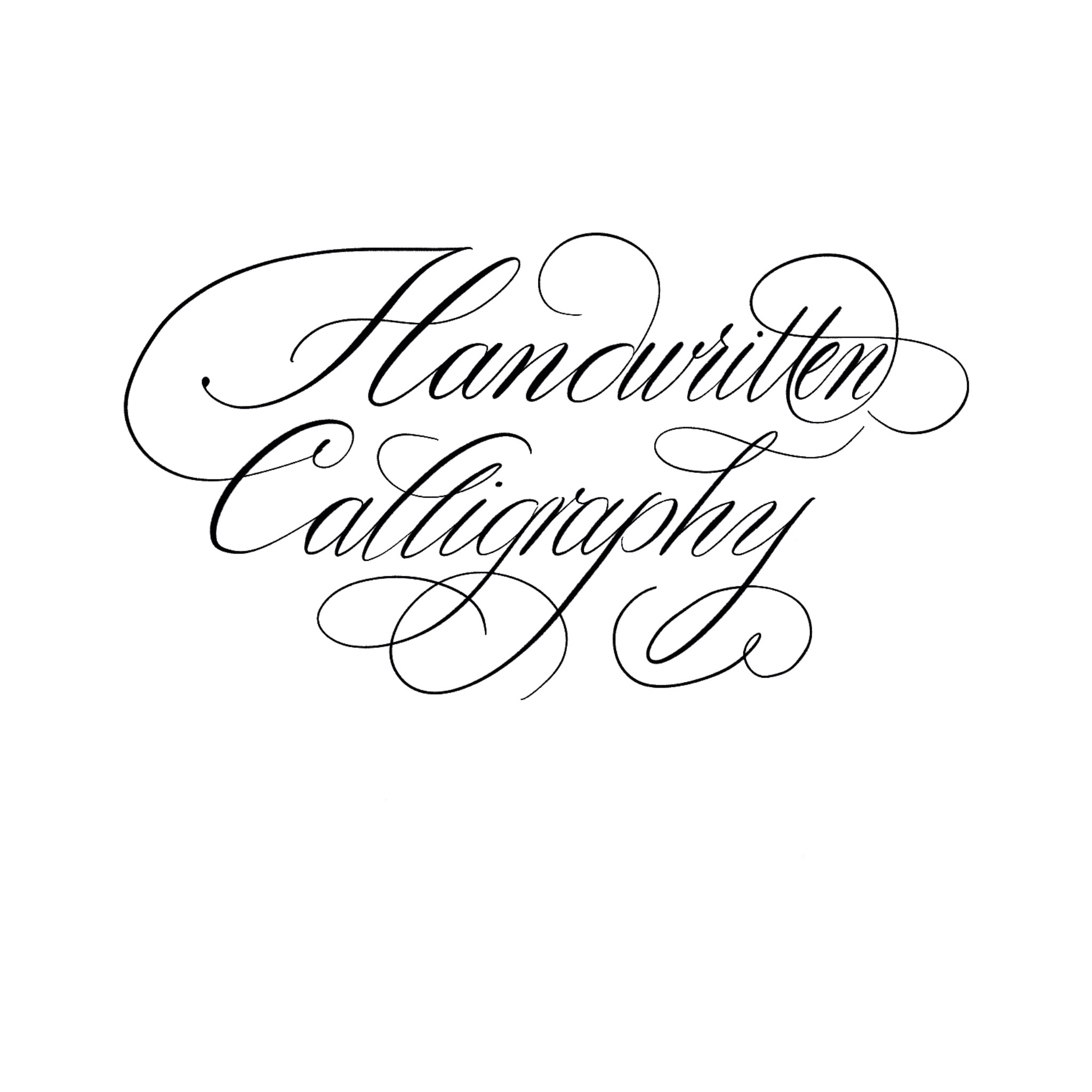 Handwritten Calligraphy